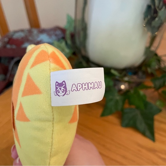 Aphmau Sun Cat Face Plush Keychain - Picture 2 of 3